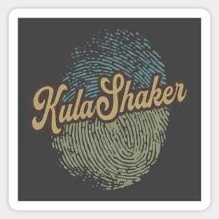 Kula Shaker Finger Print Sticker